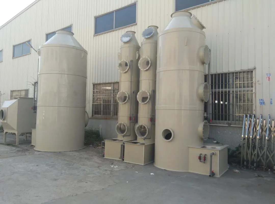 五金電鍍車(chē)間酸氣酸洗酸霧凈化塔安裝 五金電鍍車(chē)間酸氣酸洗酸霧凈化塔安裝